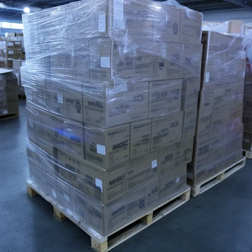 Paleta mieszana z kartonami różnych produktów